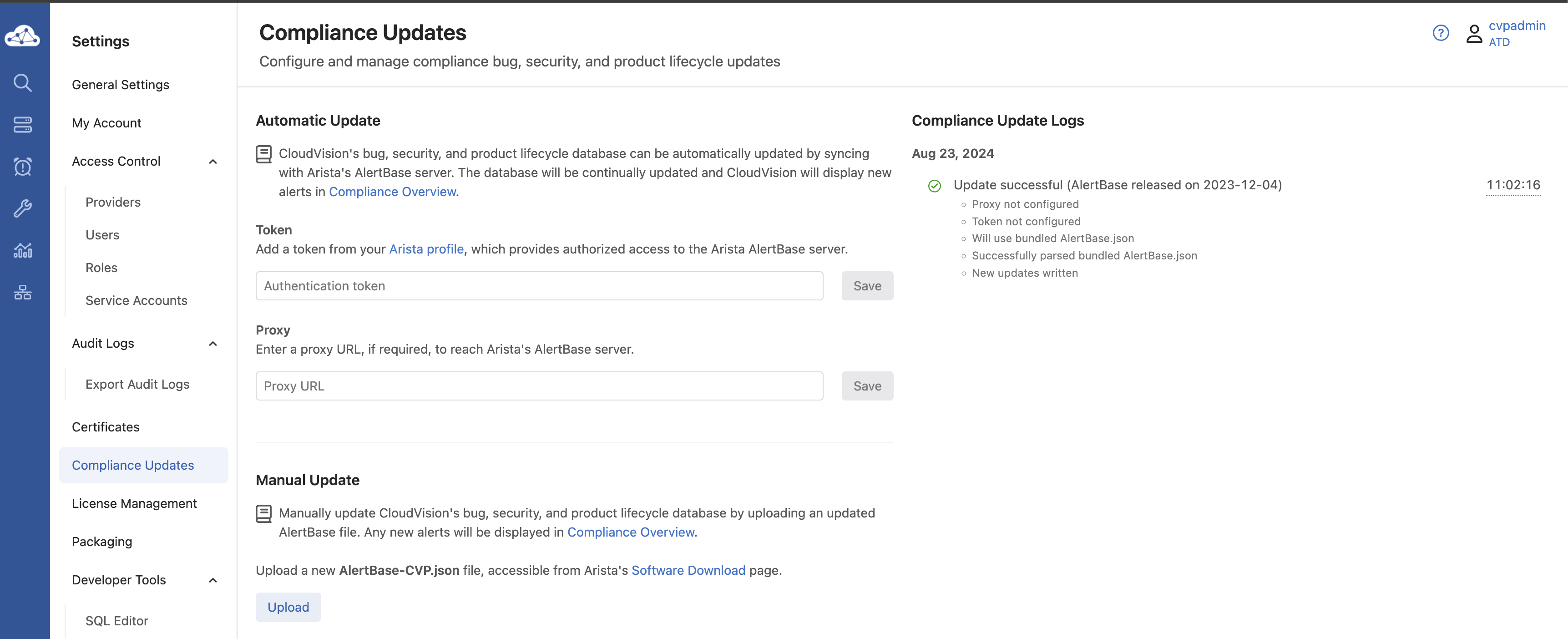 Compliance Updates