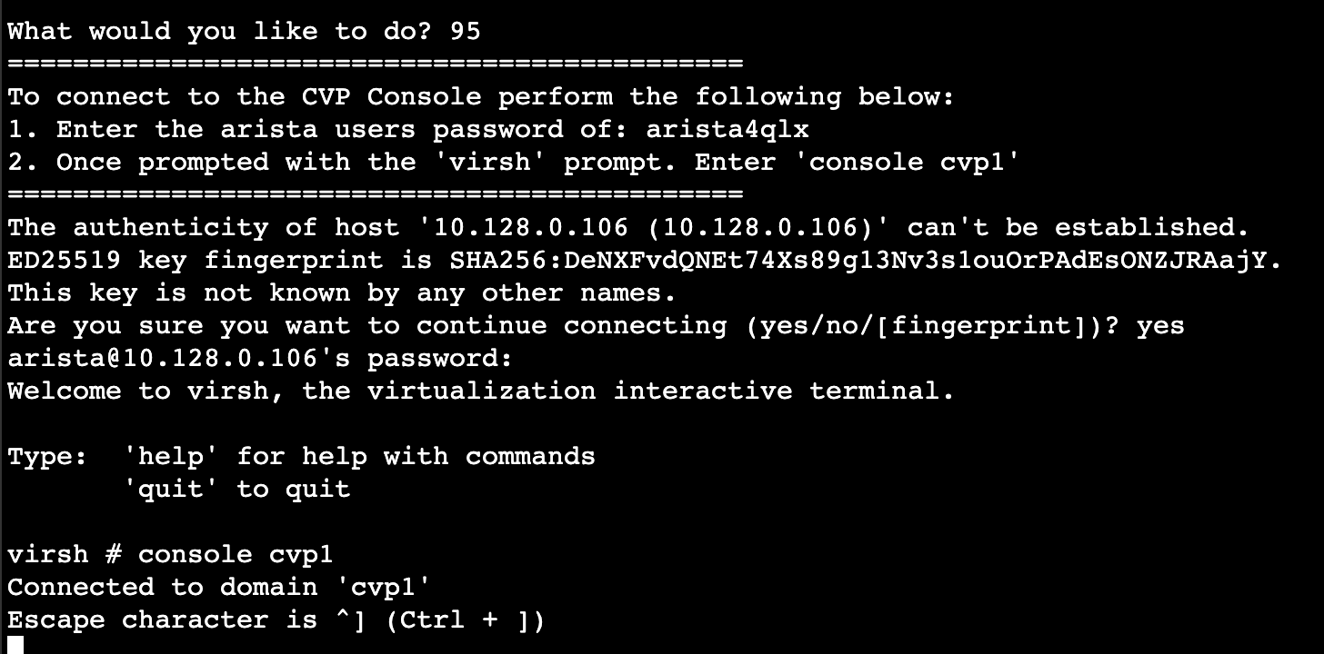 Console cvp1